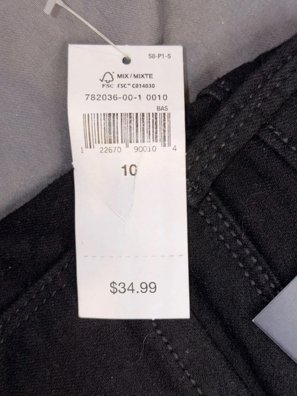NWT Gap Kids Girls High Stretch Super Skinny Black Jeans Size 10 Adjustable